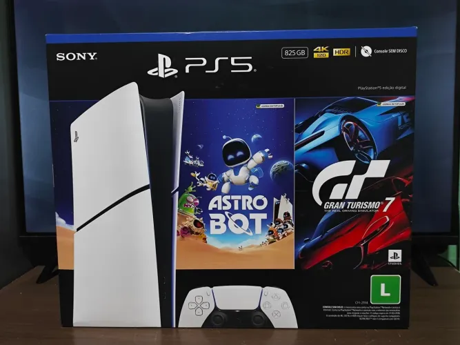 PS5 Slim Midia Digital Lacrado 