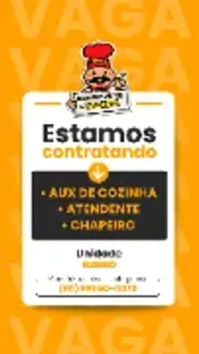 Seu Chefe Eusébio - temos vagas