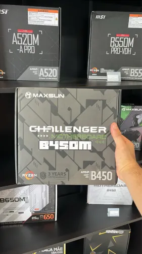 PLACA MÃE B450M MAX SUN 
