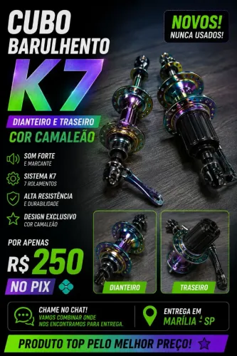 CUBO BARULHENTO K7 NOVO NUNCA USADO