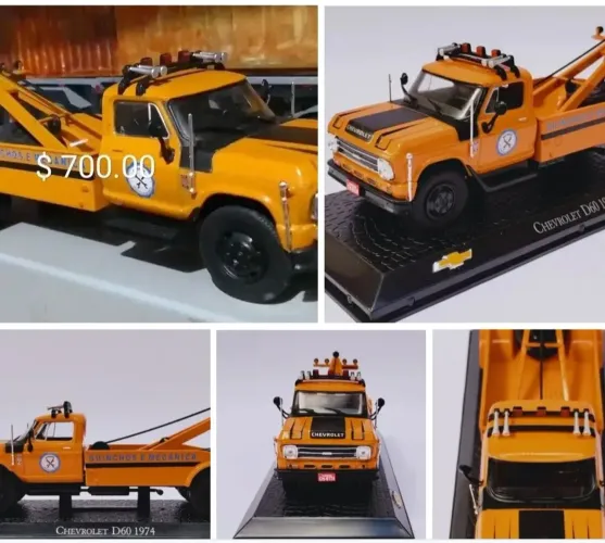 Miniatura caminhão Chevrolet D 60 guincho
