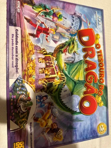 Jogo de tabuleiro o tesouro do dragão