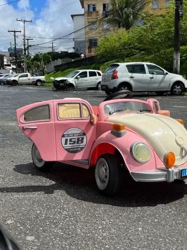 Carro elétrico Rosa