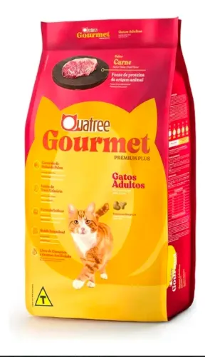 Saco de Ração pra Gatos adultos 10.1kg Premium Plus sabor Carne