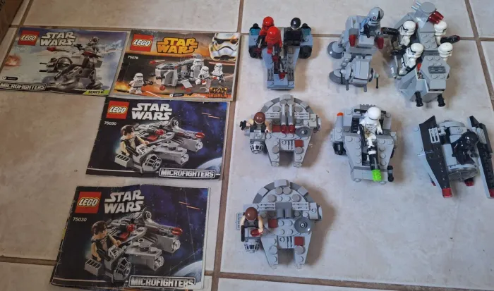 Lote lego starwars - 7 sets