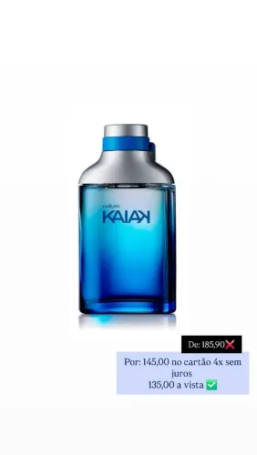 Perfume masculino Kaiak tradicional