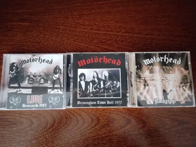 cd motorhead bootleg lote com 3 cds ao vivo