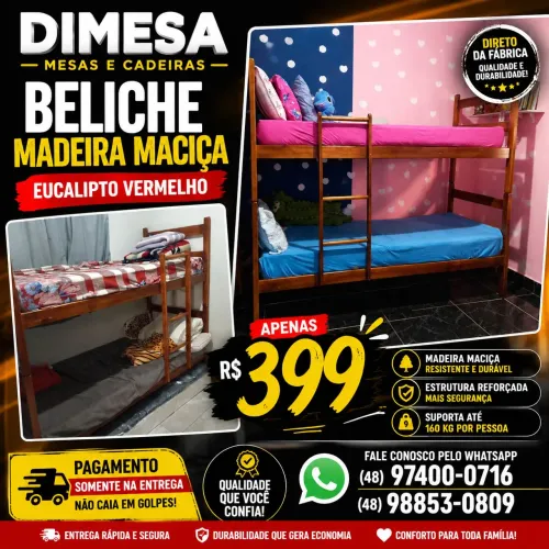 Beliches direto da fábrica