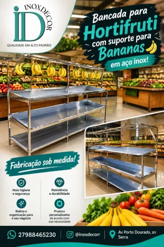 Bancada para Hortifruti