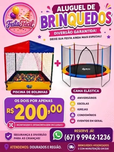 PULA PULA E PISCINA DE BOLINHA