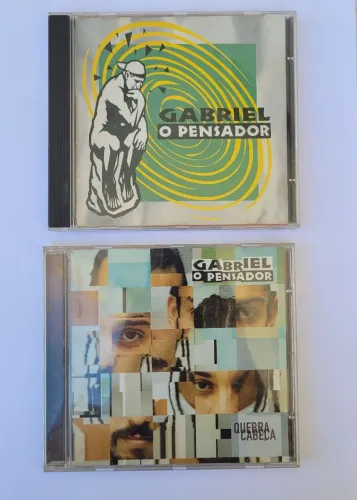 Kit 2 CDs Gabriel O Pensador - Álbuns Clássicos (1993 / Quebra-Cabeça)