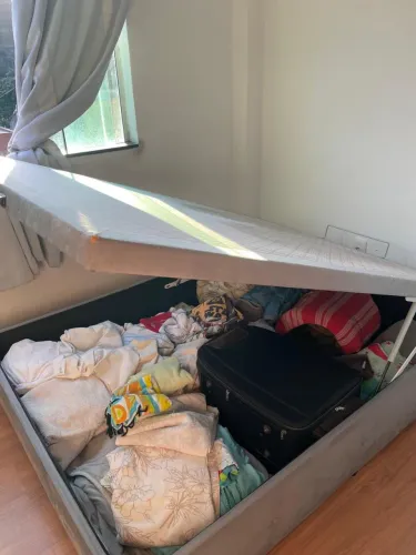 Cama box e colchão