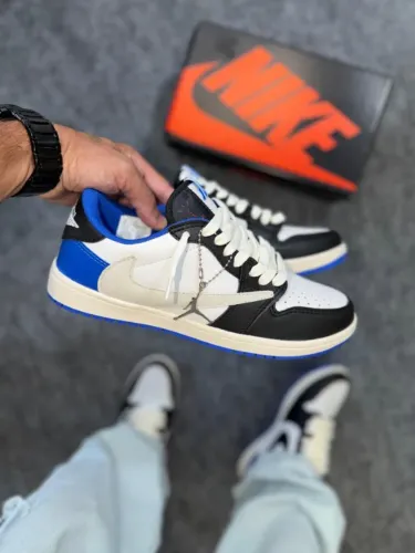 Tenis Nike Travis Cactus Jack Azul fragment