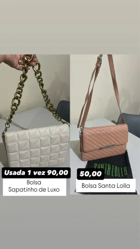 Bolsa Sapatinho de Luxo e Santa Lolla 