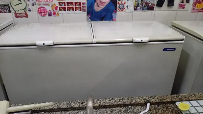 Freezer branco 