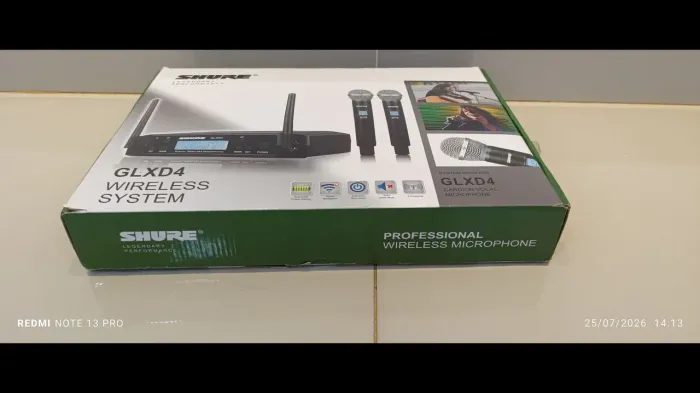 Sistema( duplo) headset sem fio da SHURE. Oportunidade!