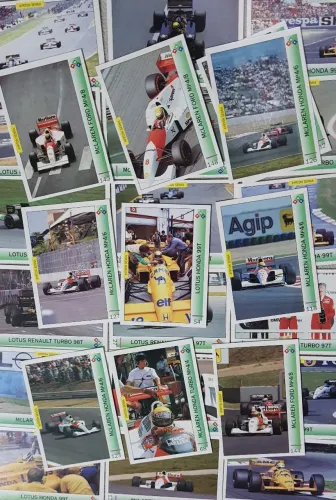 Cards Ayrton Senna Antigos F1 Fórmula 1