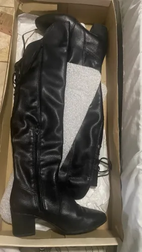Bota nova over bottero de couro 