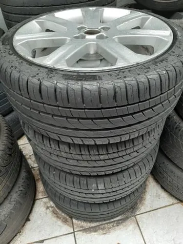 Roda aro 17 GM Vectra Elegance Prata Pneu 205 40 17 novos Jogo