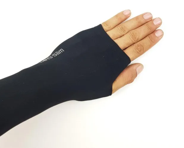 Manguito De Ciclismo Bike Let's Slim Cor Preto com Proteção UV 7155