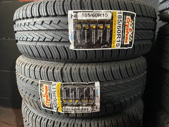 Kit 4 pneus 185/60/15 Crystone remolde