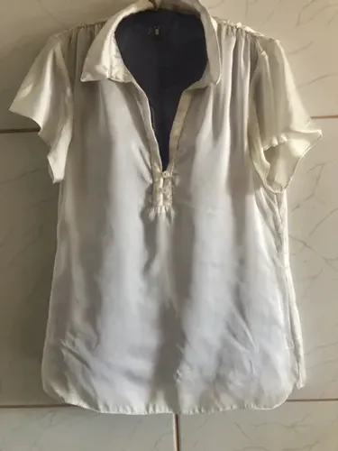 Blusa de cetim (P)