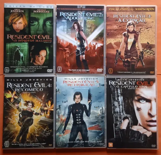 Dvd Resident Evil - 6 Filmes