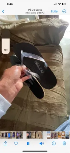 Chinelo kenner original usado apenas uma vez 