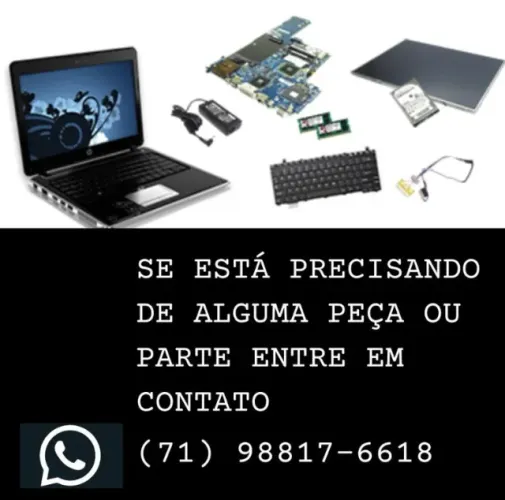 Peças e partes notebook carcaça teclado tela hd memoria cabo flat cooler bateria etc...