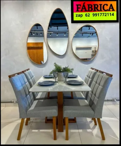 Black FRIDAY MESA DE JANTAR MADEIRA MACIÇA CADEIRAS E BASE