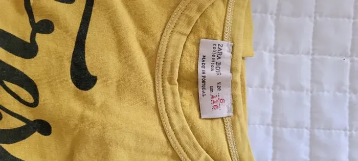 Camiseta Zara - 6 anos