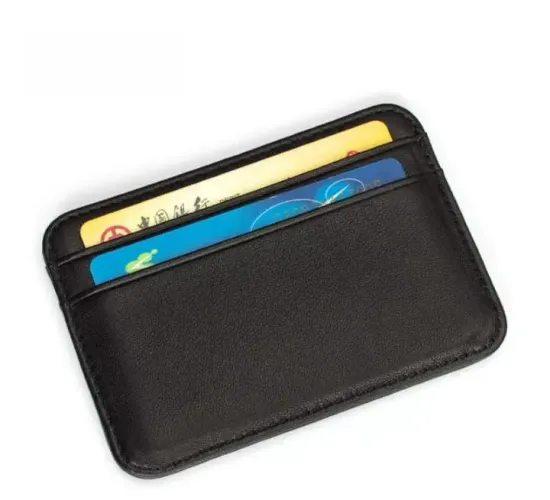 Carteira de Couro Masculina Compacta