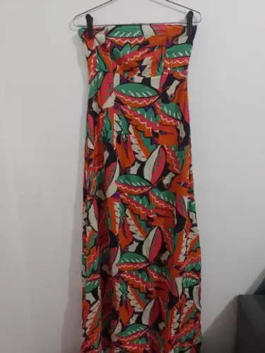 lindo vestido longo da marca d,metal  
