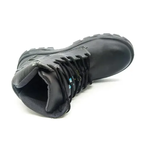 Bota Segurança Couro Preto Marluvas  Bico Composite palmilha antiperfurante