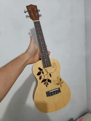 Ukulele Andaluz com Design Floral