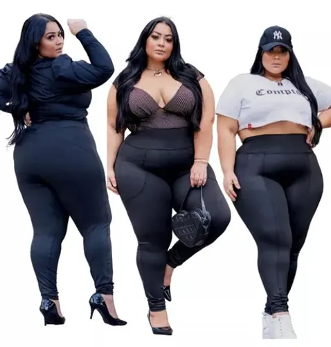 * calça legging tamanho ( p até G6