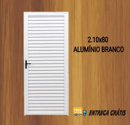 Porta de Alumínio Branco Nova Entrega I.m.e.d.i.a.t.a e Frete Grátis