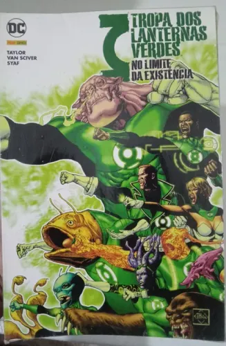 HQ tropa dos lanternas verdes no limite da existência panini comics