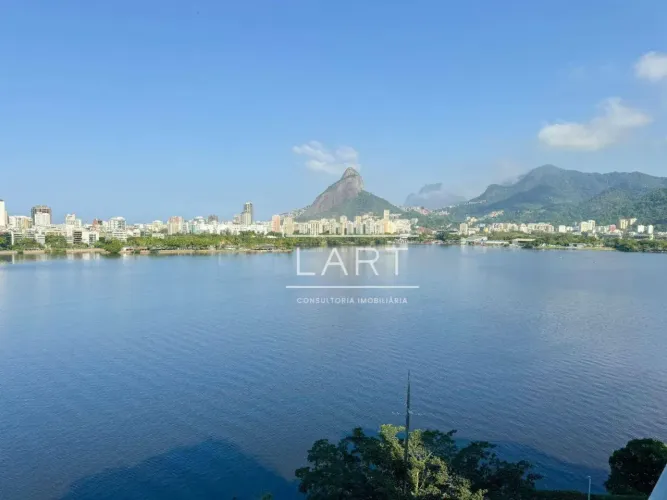 Apartamento com 4 dormitórios para alugar, 210 m² por R$ 19.882,11/mês - Lagoa - Rio de Ja