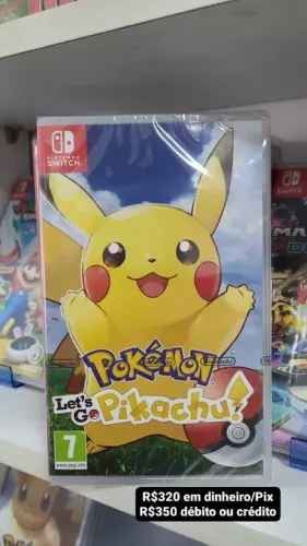 Jogo Pokemon Let's Go Pikachu para Nintendo Switch