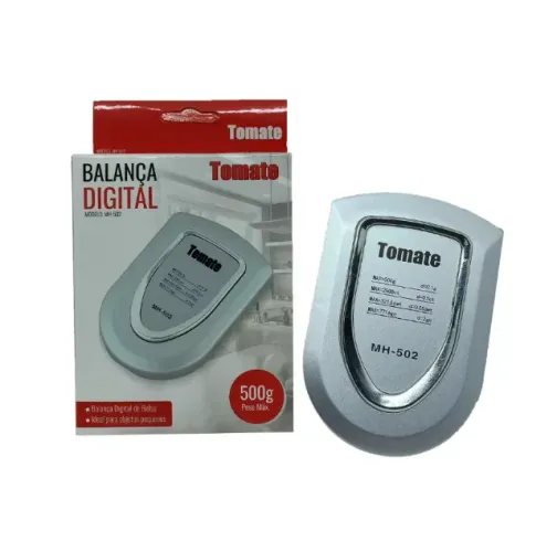 BALANÇA DE PRECISÃO DE BOLSO TOMATE MH-502 PRATA