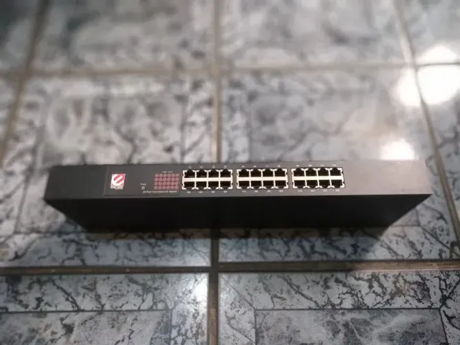switch de rede 24 portas encore /reparo