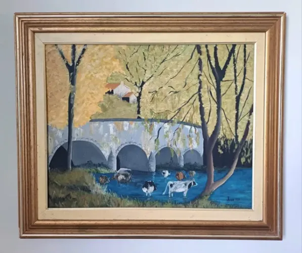 Óleo Sobre Tela Artista Plástico Juca 1979