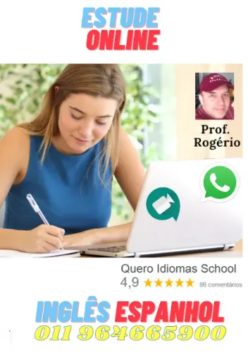 Professor particular de inglês e Professor particular de espanhol