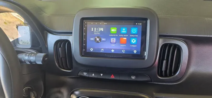 Central Multimídia Completa para Fiat Mobi 7 polegadas 