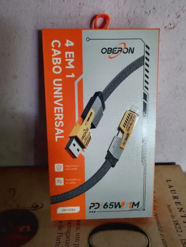 Cabo Universal 4 em 1 - Carregamento e Dados