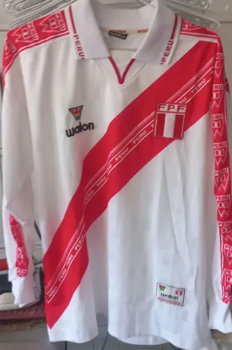 Camisa Peru 2002 Walon Made in Peru Branca Nova Frete Gratis