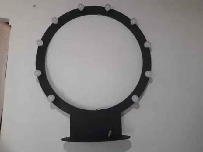 Ring Light de 1 metro de diâmetro com base pra mesa