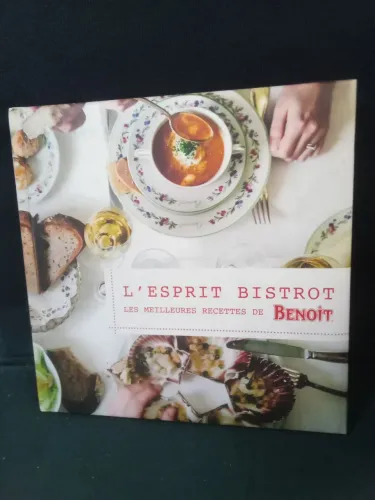 Livro importado francês gastronomia Espírito Bistrot As Melhores Receitas do Benoit