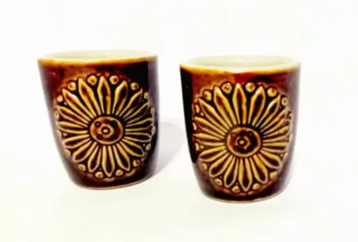 Antigos Copinhos de licor da Cerâmica Ceramar
